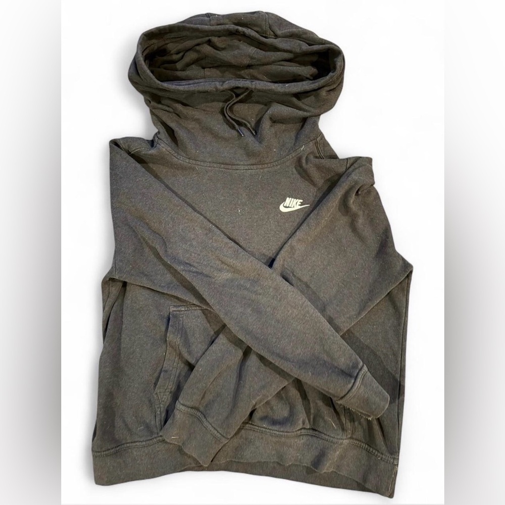 Nike Charcoal Hoodie with Logo